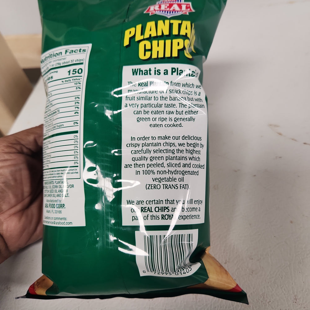 Real Green Plantain Chips (5oz) - African Caribbean Seafood Market