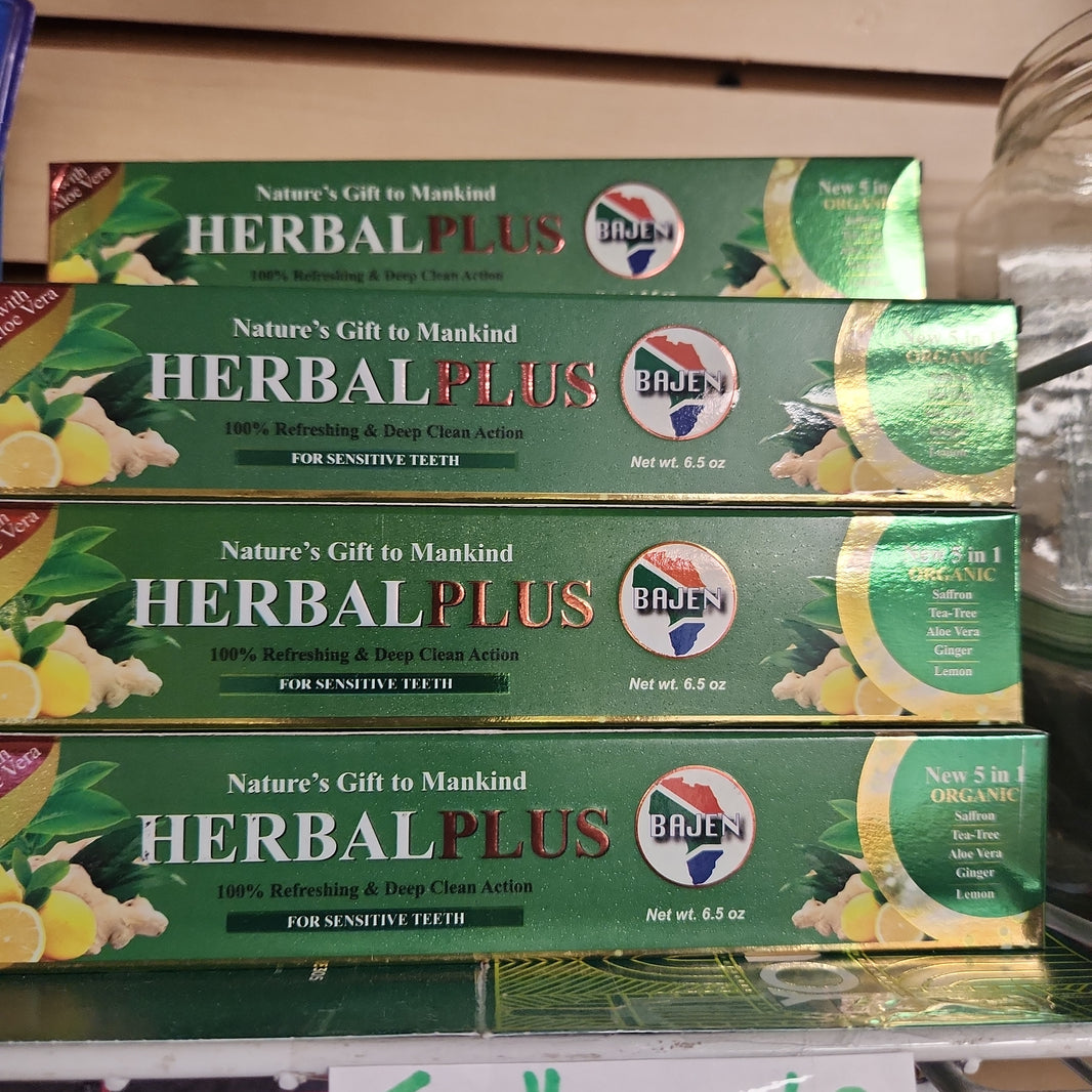 Herbal Plus Toothpaste - African Caribbean Seafood Market