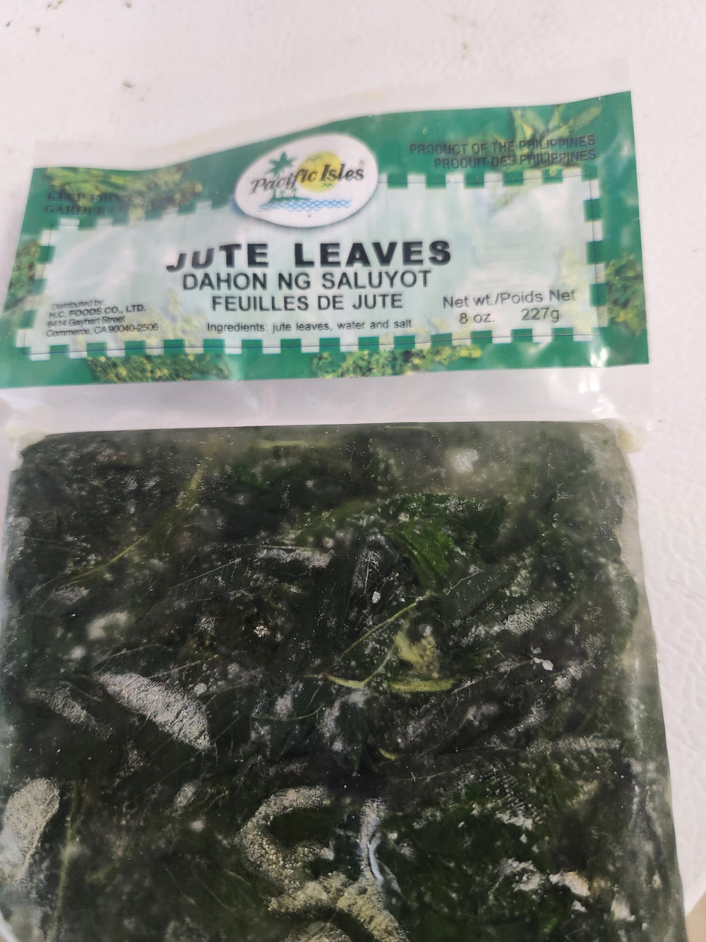 Jute Leaves Pacific( frozen) - African Caribbean Seafood Market