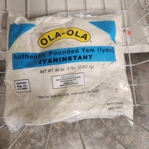 Ola Ola Pounded Yam 5LB - African Caribbean Seafood Market