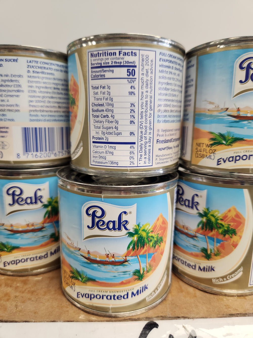 Peak Evaporated Milk (160 ml) - African Caribbean Seafood Market