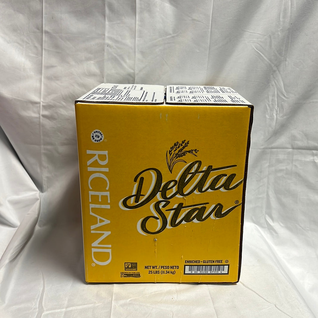 Delta Star White Box Rice (25lbs Box) - African Caribbean Seafood Market