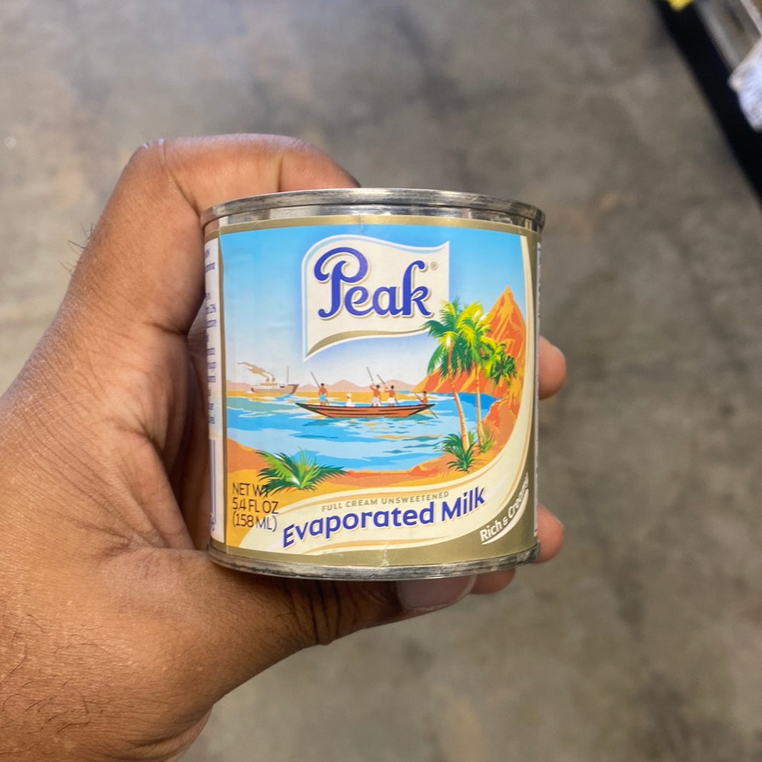 Peak Evaporated Milk (160 ml) - African Caribbean Seafood Market