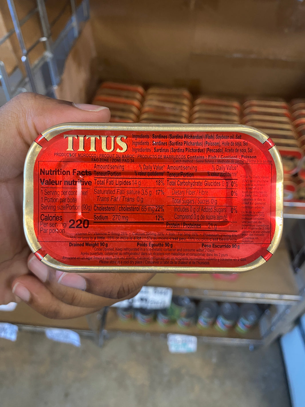 Titus (Regular/Spicy) - African Caribbean Seafood Market