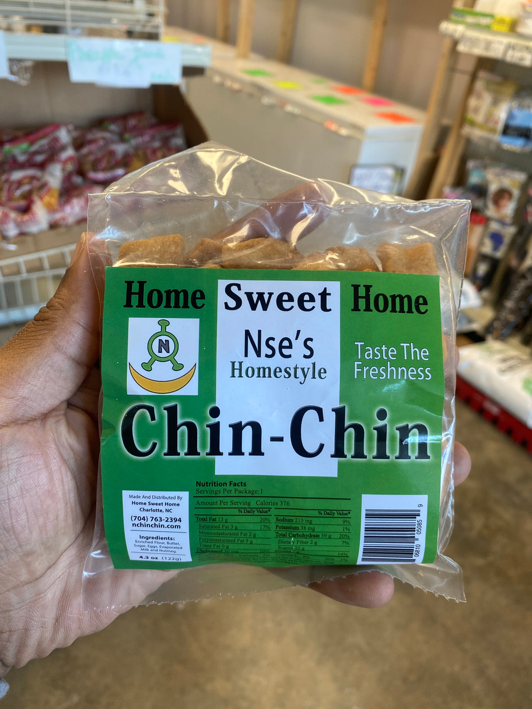 Chin-Chin (Atwemo/Flourchip/Pollo) Home Sweet Home (4.3 oz) - African Caribbean Seafood Market