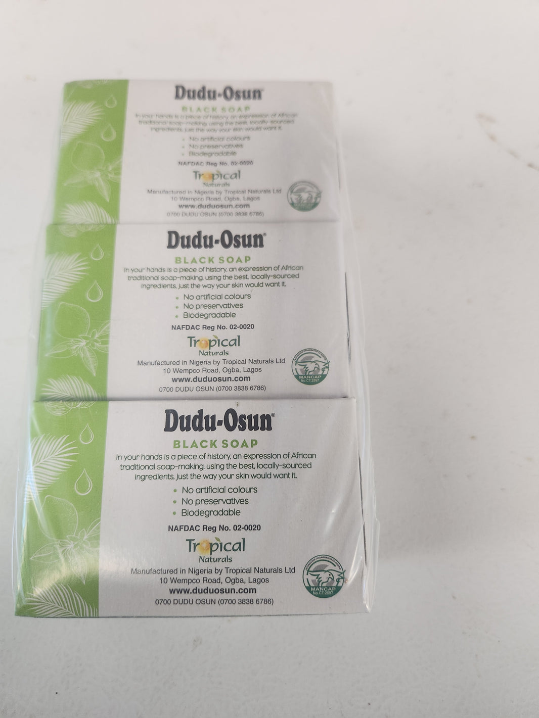 Black Soap ( Dudu-Osun)6 bars